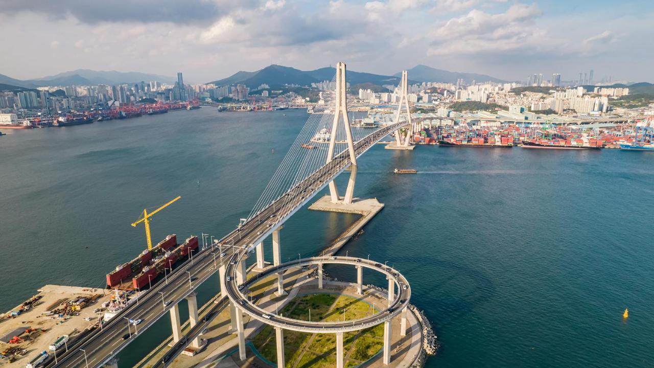 Yeongdo Grandbern Hotel Busan Bagian luar foto